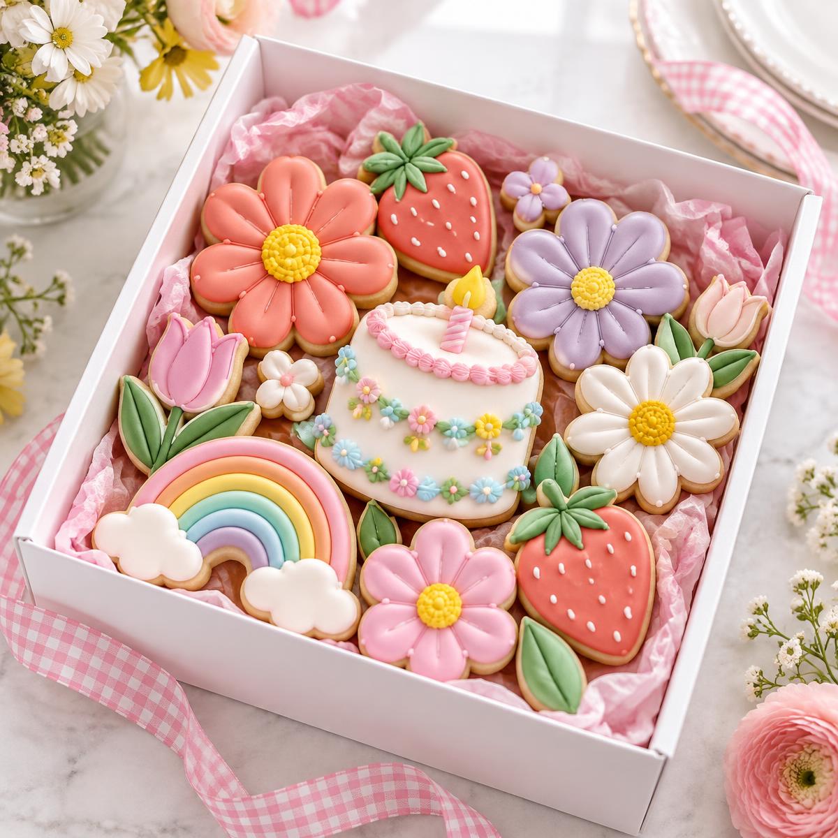 Spring cookie box